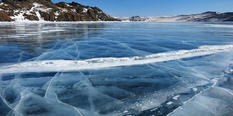 лед на озере